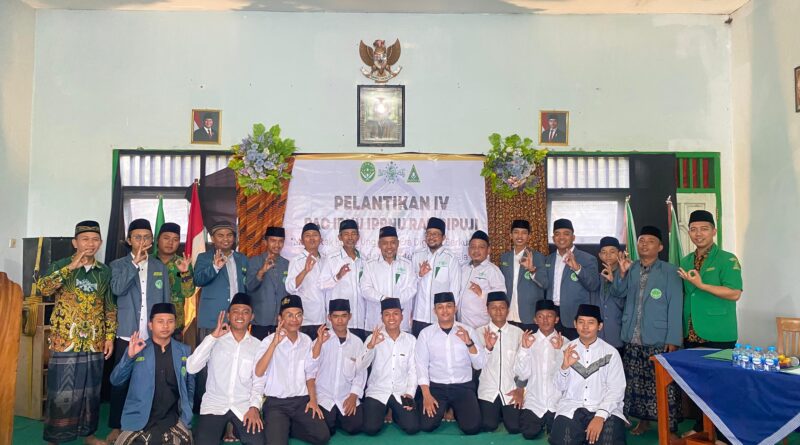 Resmi Dilantik, PAC IPNU IPPNU Rambipuji Siap Lanjutkan Estafet Kaderisasi NU.